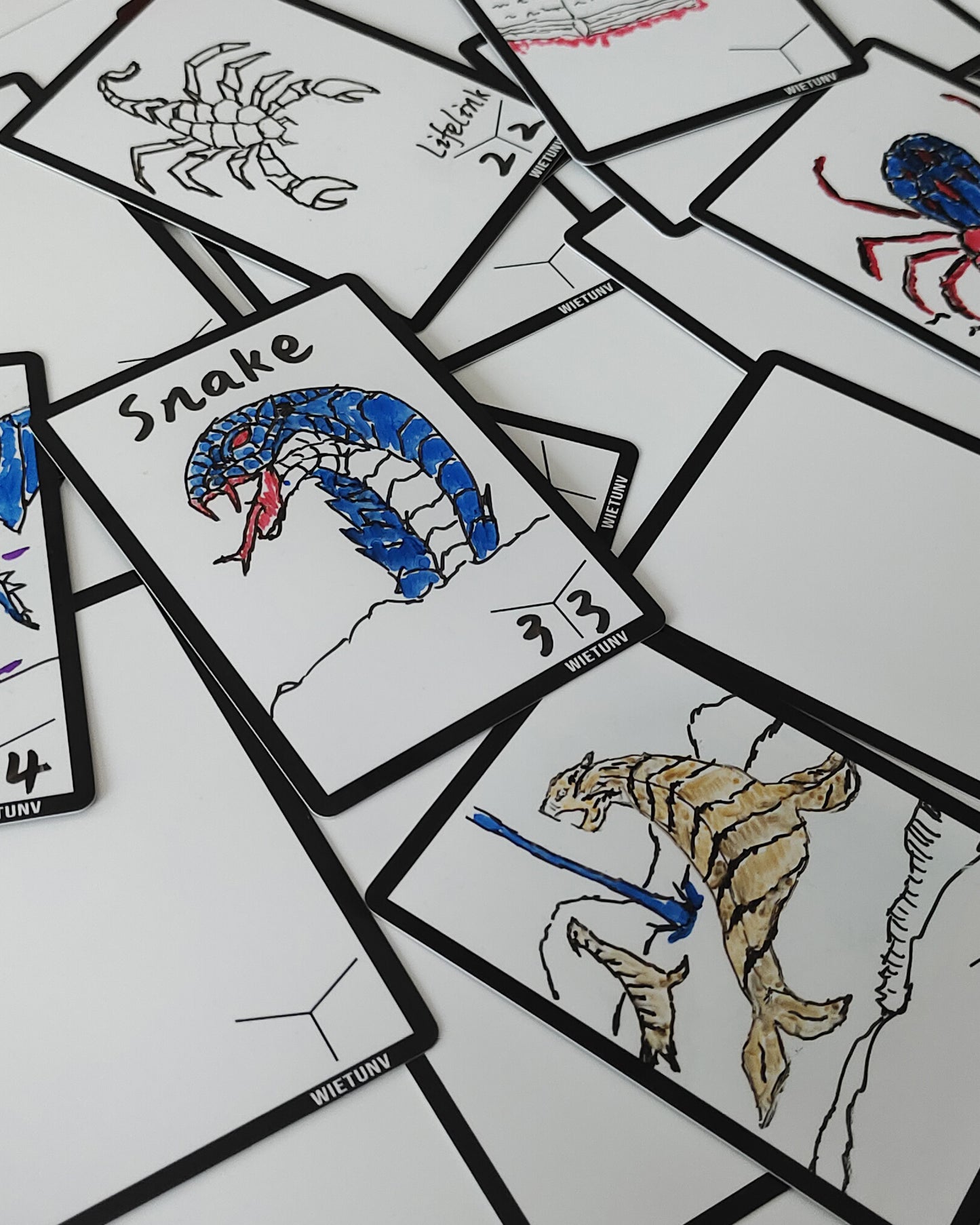 Accessories Set for MTG- 60 Reversible Double-Sided Token Cards Comprehensive Dice, Token, Dry Erase Life Pad & Marker Kit for CCGs & DND Players